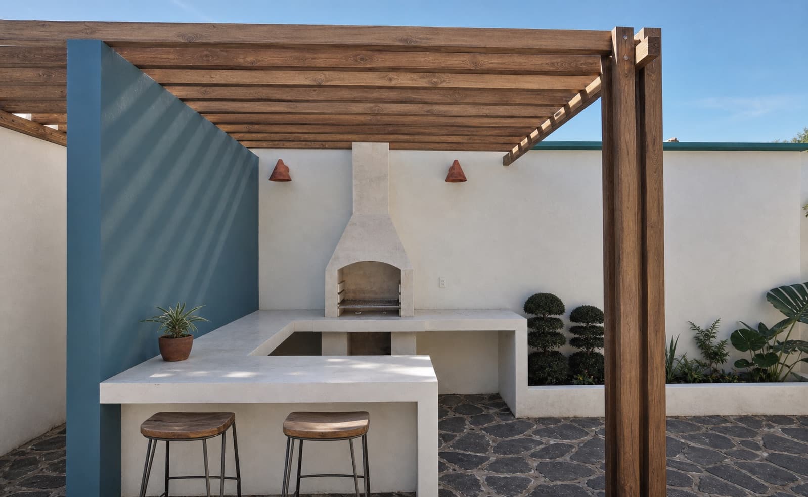 Visual conceptual del patio